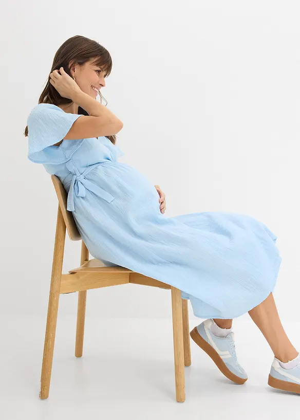 Mammakjole i bomullsmusselin, bonprix