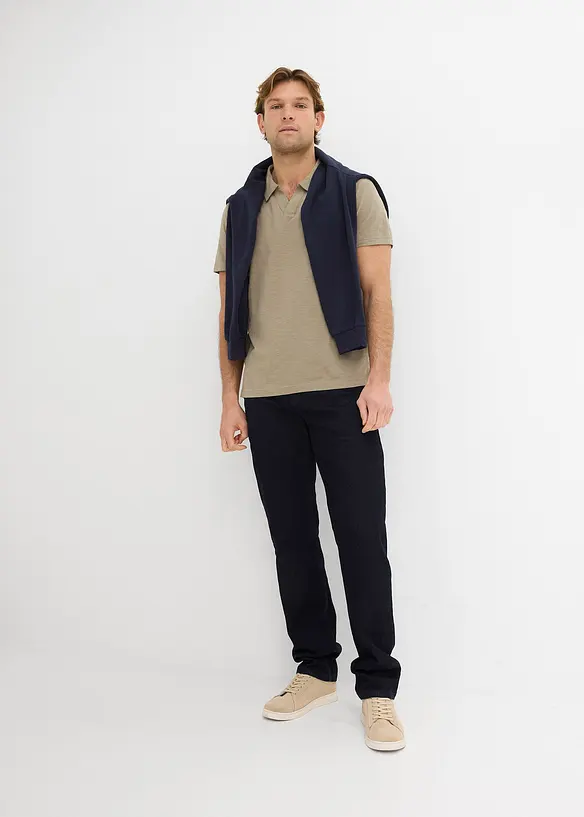 Poloskjorte av 100% &oslash;kologisk bomull (3-pack), bonprix