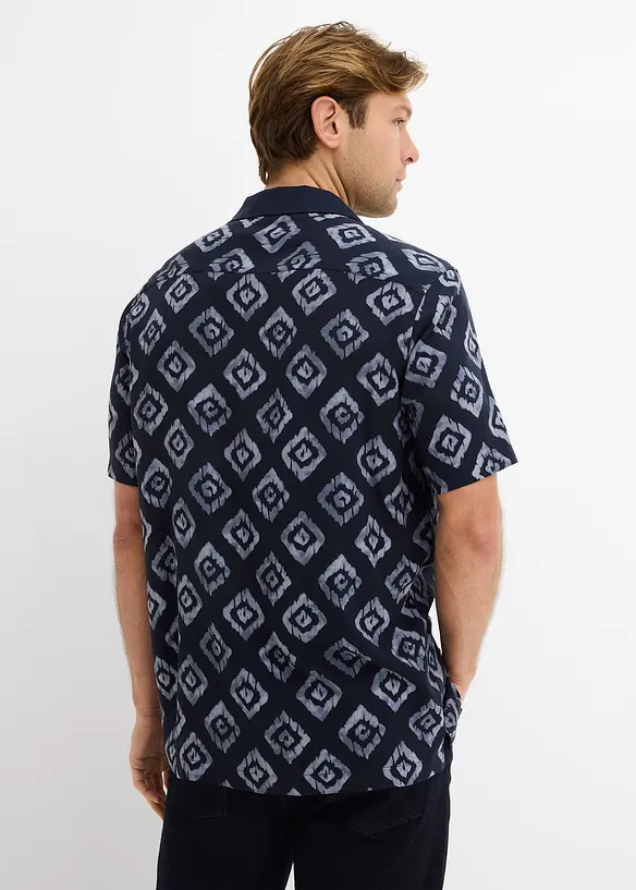 Kortermet skjorte av myk viskose, bonprix