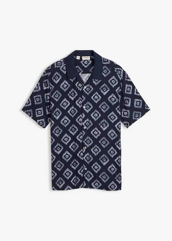 Kortermet skjorte av myk viskose, bonprix