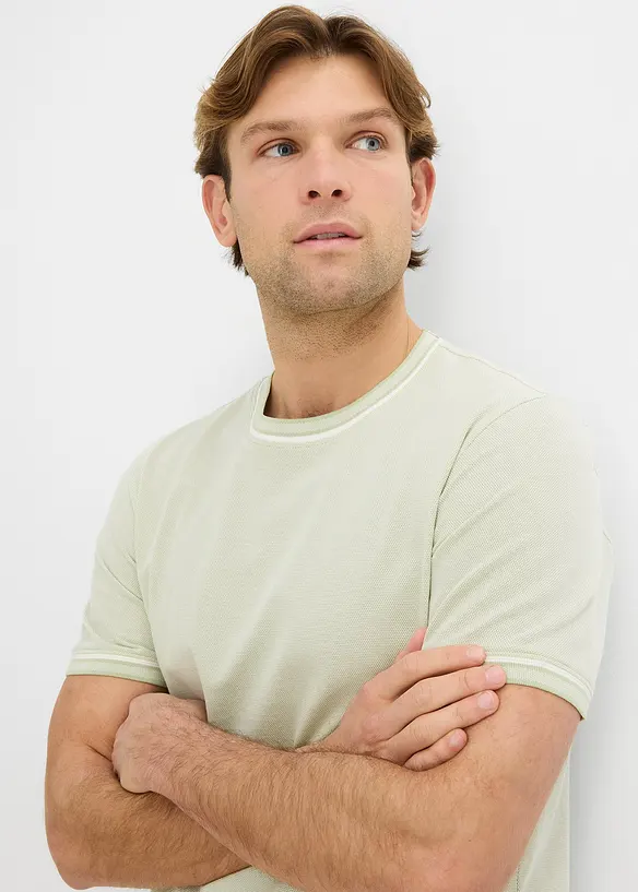 Pik&eacute;-T-skjorte av 100% &oslash;kologisk bomull, bonprix