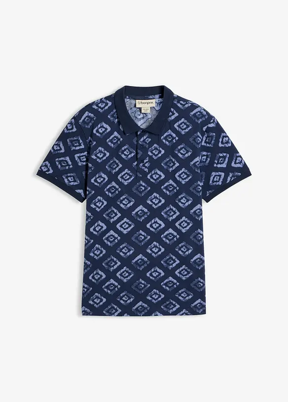 Jersey-poloskjorte, Slim Fit, bonprix