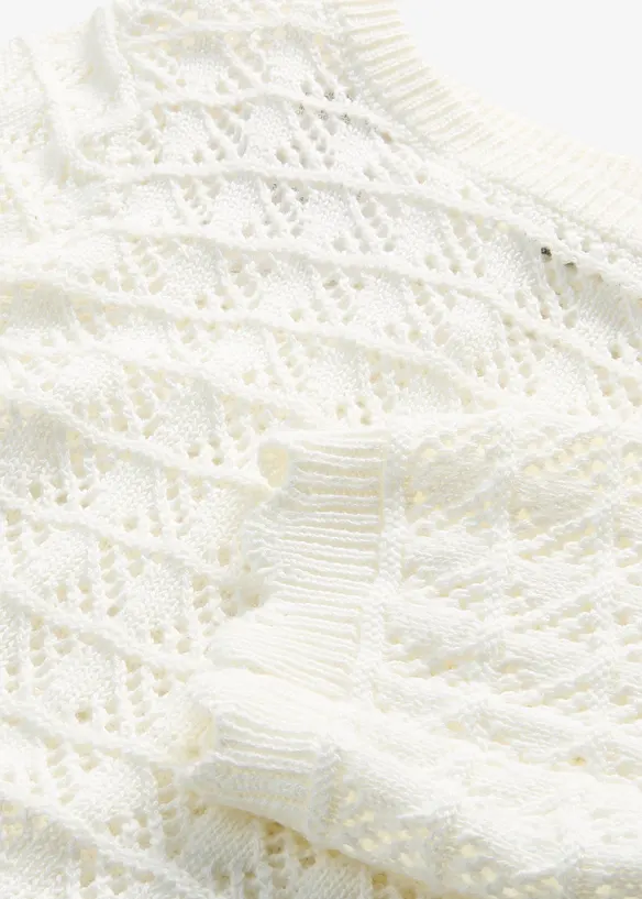 Genser med hullm&oslash;nster, bonprix