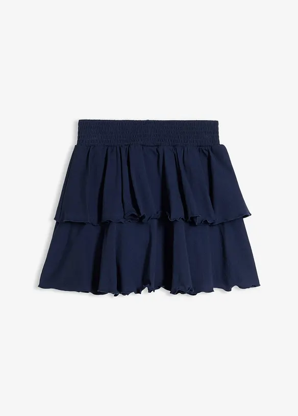 Jeans-bukseskj&oslash;rt av elastisk &oslash;kologisk bomullsmiks, bonprix