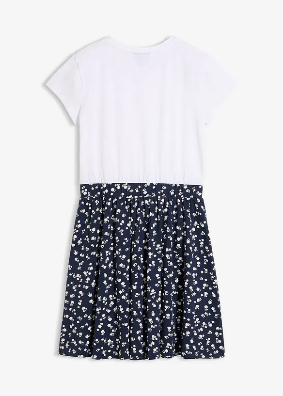 Jerseykjole av elastisk, &oslash;kologisk bomullsmiks, bonprix