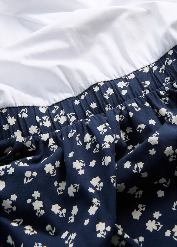 Jerseykjole av elastisk, &oslash;kologisk bomullsmiks, bonprix