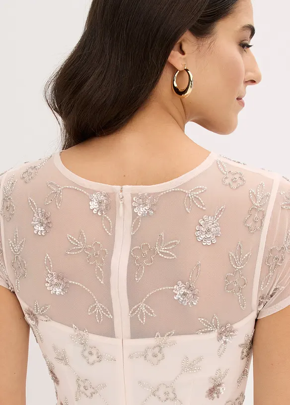 Selskapskjole i paljettbrodert tyll, bonprix