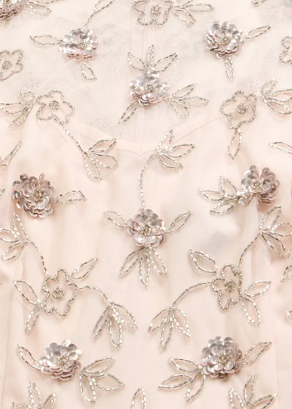 Selskapskjole i paljettbrodert tyll, bonprix