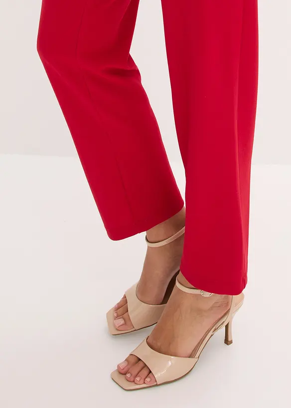 One shoulder-jumpsuit i strukturert krepp, bonprix