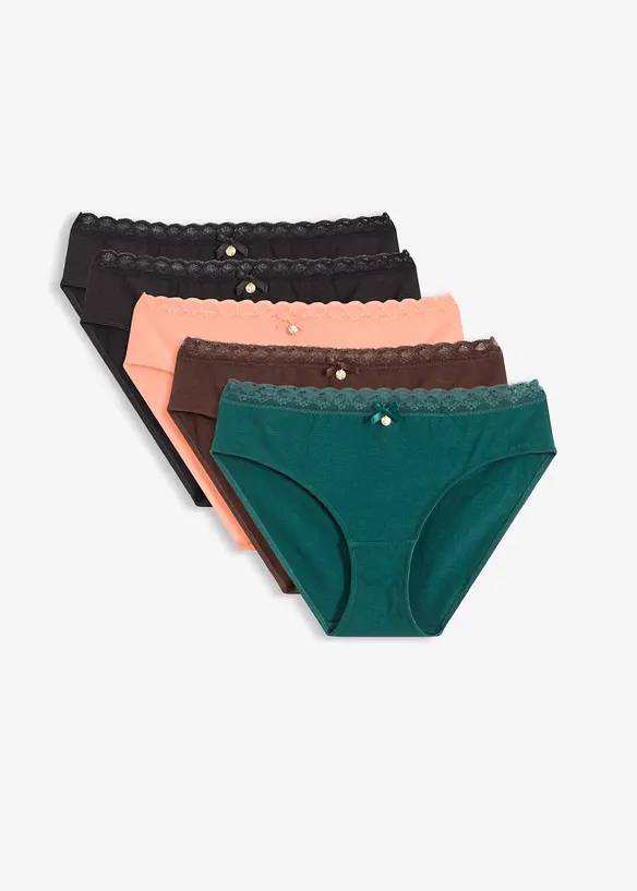 Truse med blonde (5-pack), bonprix