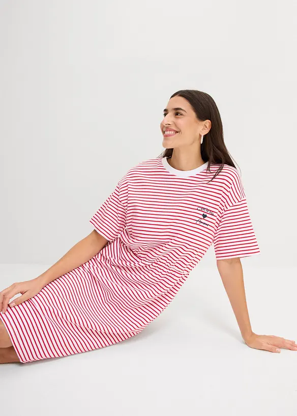 Jerseykjole i 100% bomull, bonprix