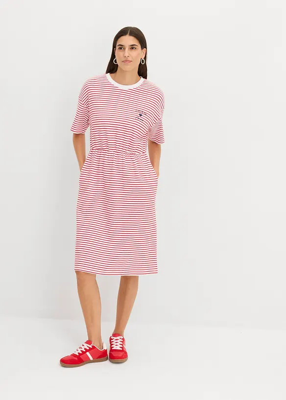 Jerseykjole i 100% bomull, bonprix