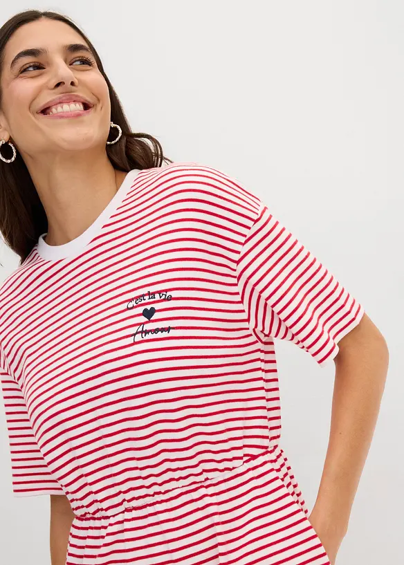 Jerseykjole i 100% bomull, bonprix