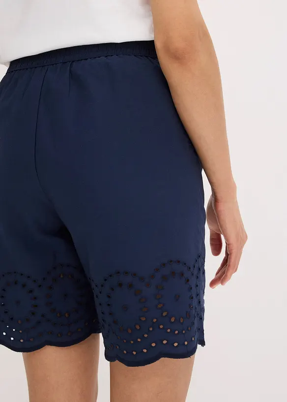 Pull on-shorts i 100% bomull, bonprix