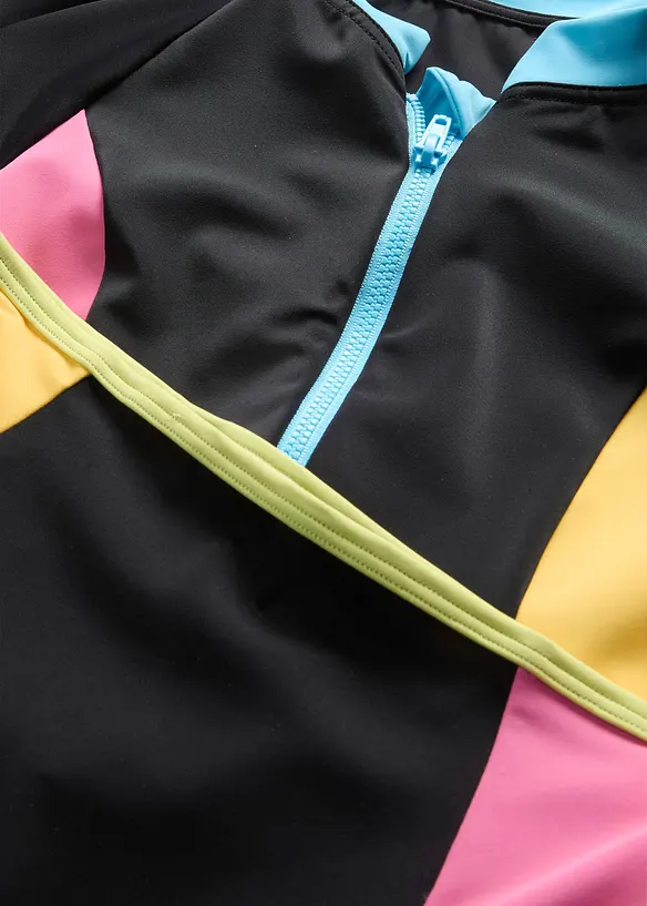 Bikini med langermet bikinitopp, bonprix