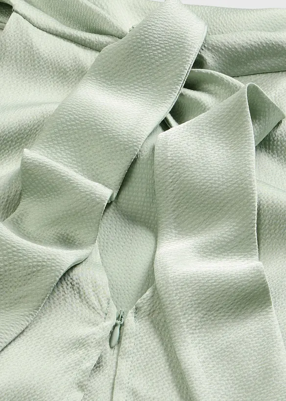 Jumpsuit i strukturert sateng, bonprix