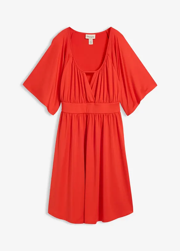 Minikjole med volang, bonprix