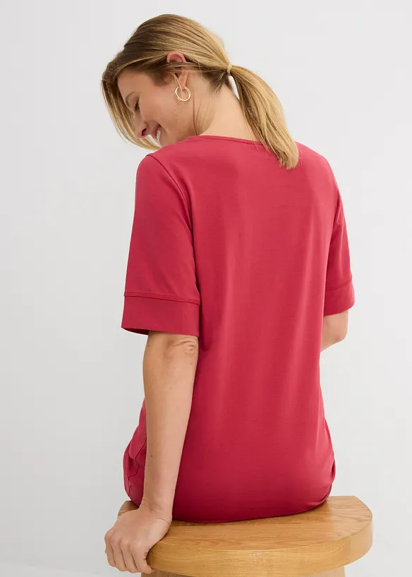 Trikotkjole av elastisk bomullsmiks, bonprix