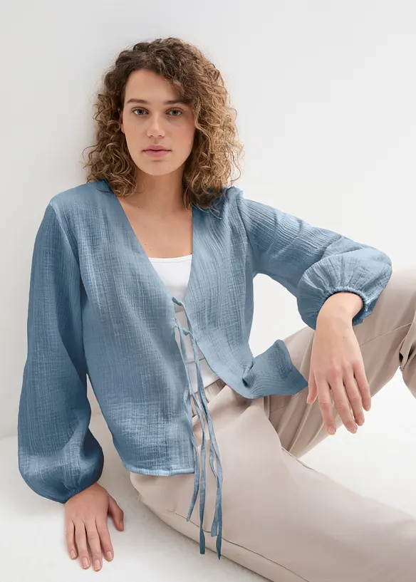 Bolero i musselin, bonprix