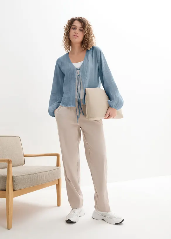 Bolero i musselin, bonprix