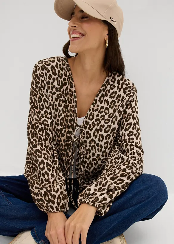 Bolero i musselin, bonprix