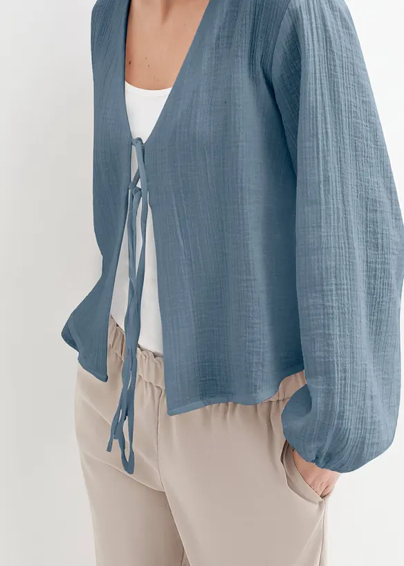 Bolero i musselin, bonprix