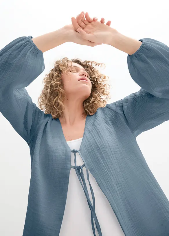 Bolero i musselin, bonprix