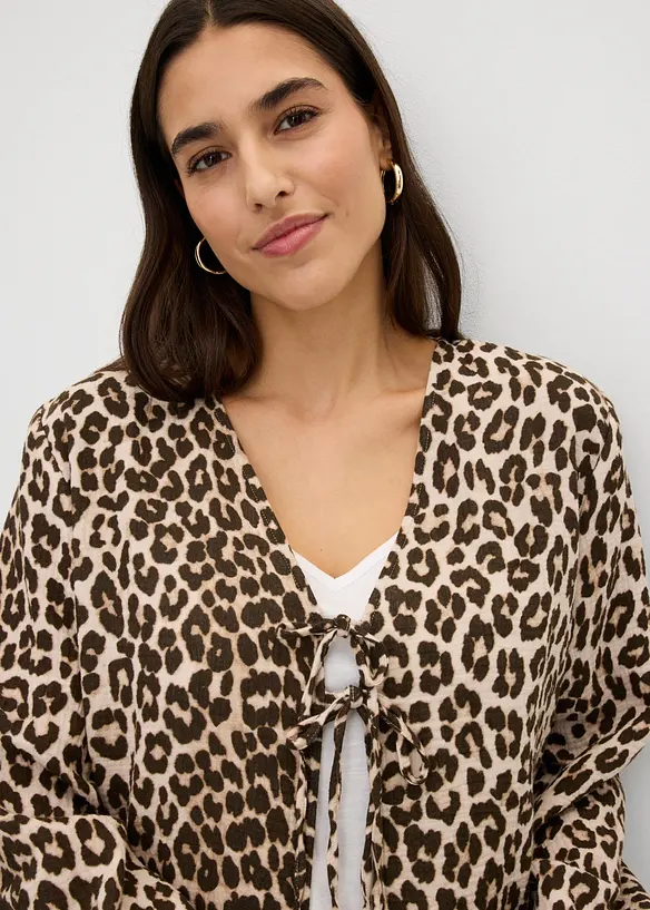 Bolero i musselin, bonprix