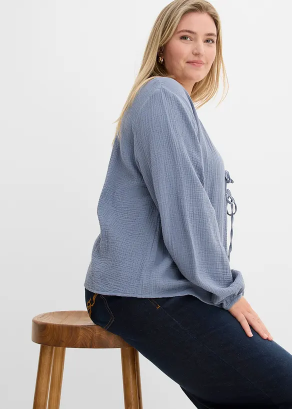 Bolero i musselin, bonprix