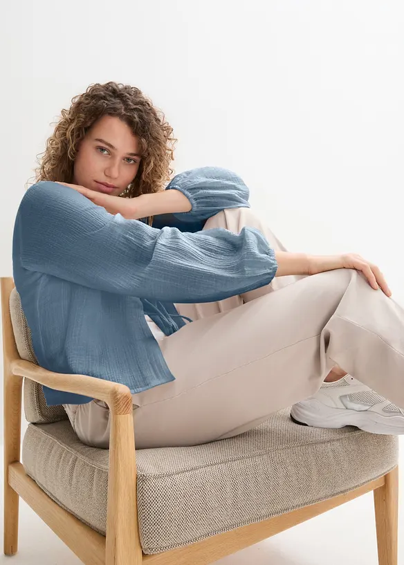 Bolero i musselin, bonprix