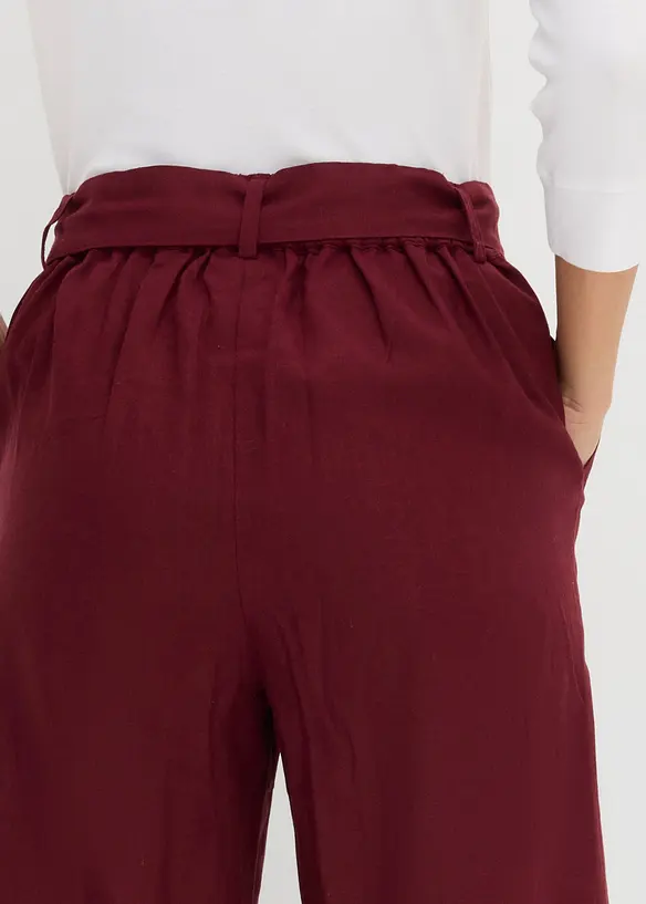 Culotte i luftig linmiks, bonprix