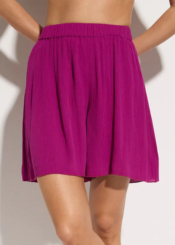 Strandshorts i lett viskose, bonprix