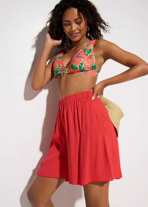 Strandshorts i lett viskose, bonprix