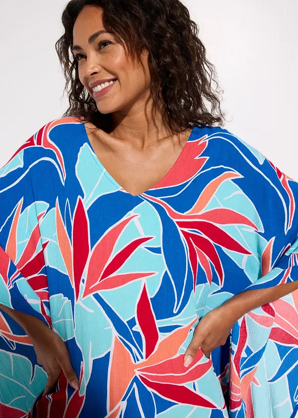 Strandtunika i viskose med pent fall, bonprix