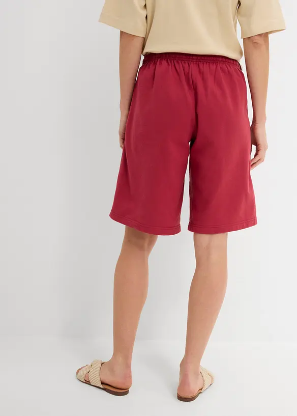 Sweatbermuda-shorts av 100% &oslash;kologisk bomull, bonprix