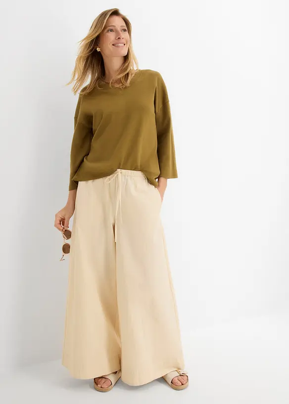 T-skjorte i 100% &oslash;kologisk bomull, bonprix