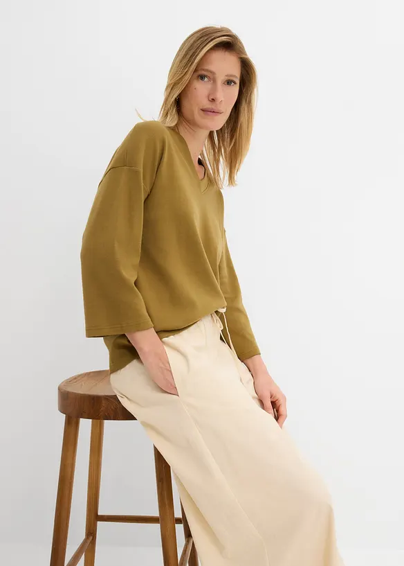 T-skjorte i 100% &oslash;kologisk bomull, bonprix