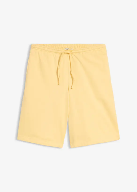 Sweatbermuda-shorts av 100% &oslash;kologisk bomull, bonprix