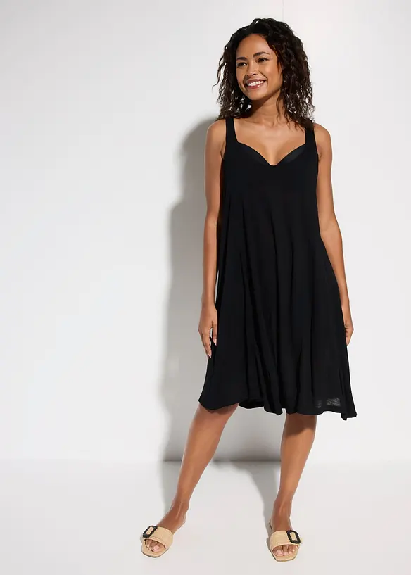 Strandkjole i lett viskose, bonprix