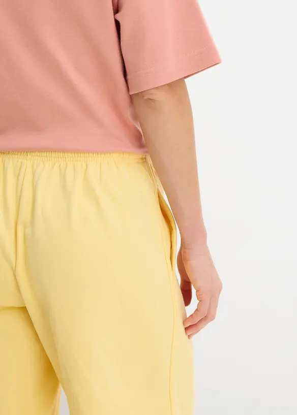 Sweatbermuda-shorts av 100% &oslash;kologisk bomull, bonprix