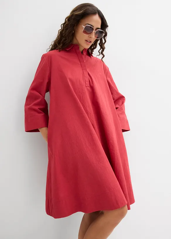 Skjortekjole av 100% &oslash;kologisk bomull, bonprix