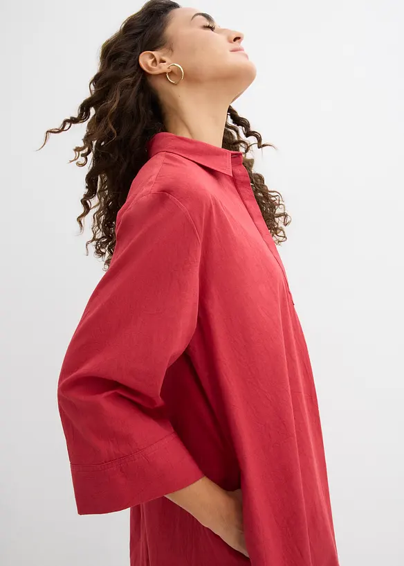 Skjortekjole av 100% &oslash;kologisk bomull, bonprix