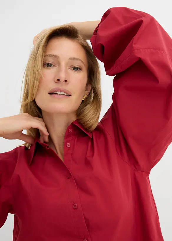 Skjorte i 100% &oslash;kologisk bomull, bonprix