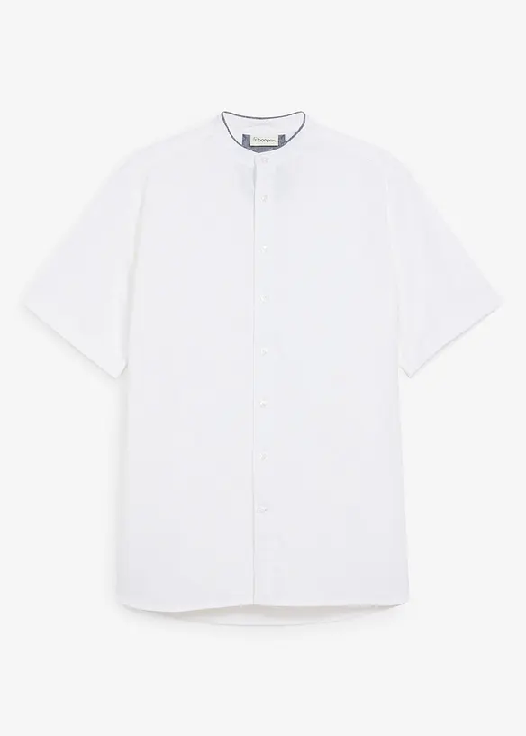 Kortermet skjorte i 100% lin, bonprix