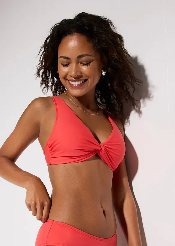 Bustier-bikinioverdel med twistdetalj, bonprix