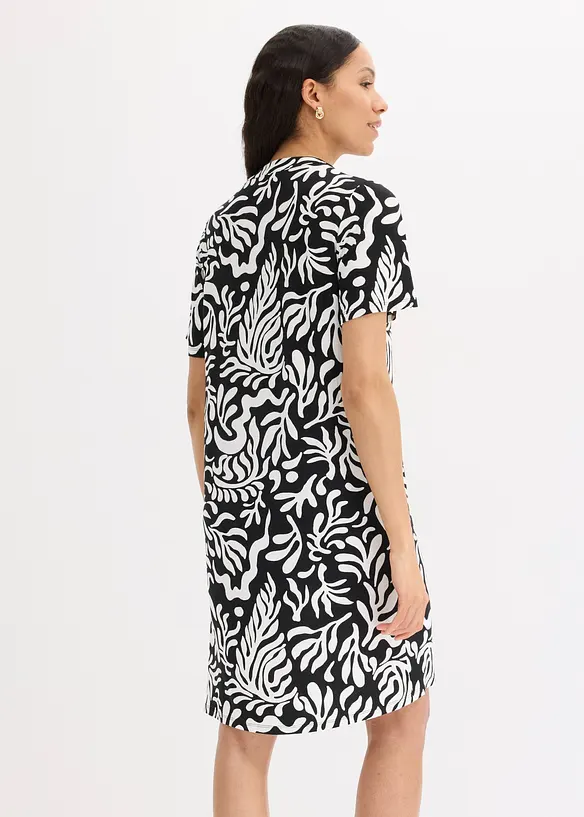 Tunikakjole i myk viskosemiks, bonprix