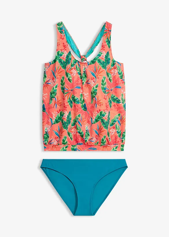 Oversized tankini med i&oslash;ynefallende rygg, bonprix