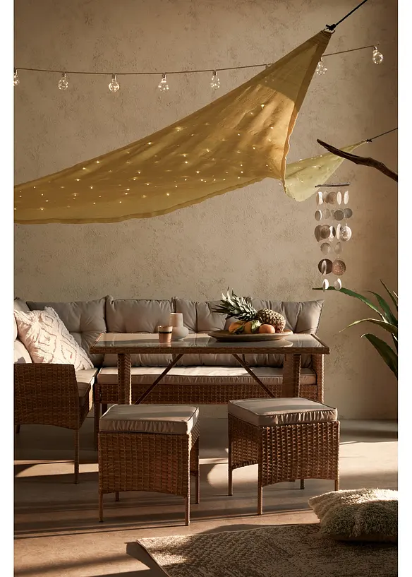 Vindspill med Capiz-skjell, Boltze Home Collections