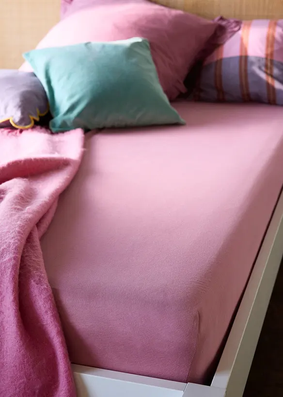 Comfort-stretchlaken i jersey, bonprix