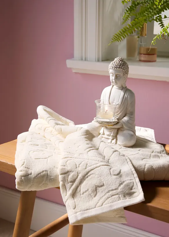 Bomullsh&aring;ndkle med relieffstruktur, bonprix